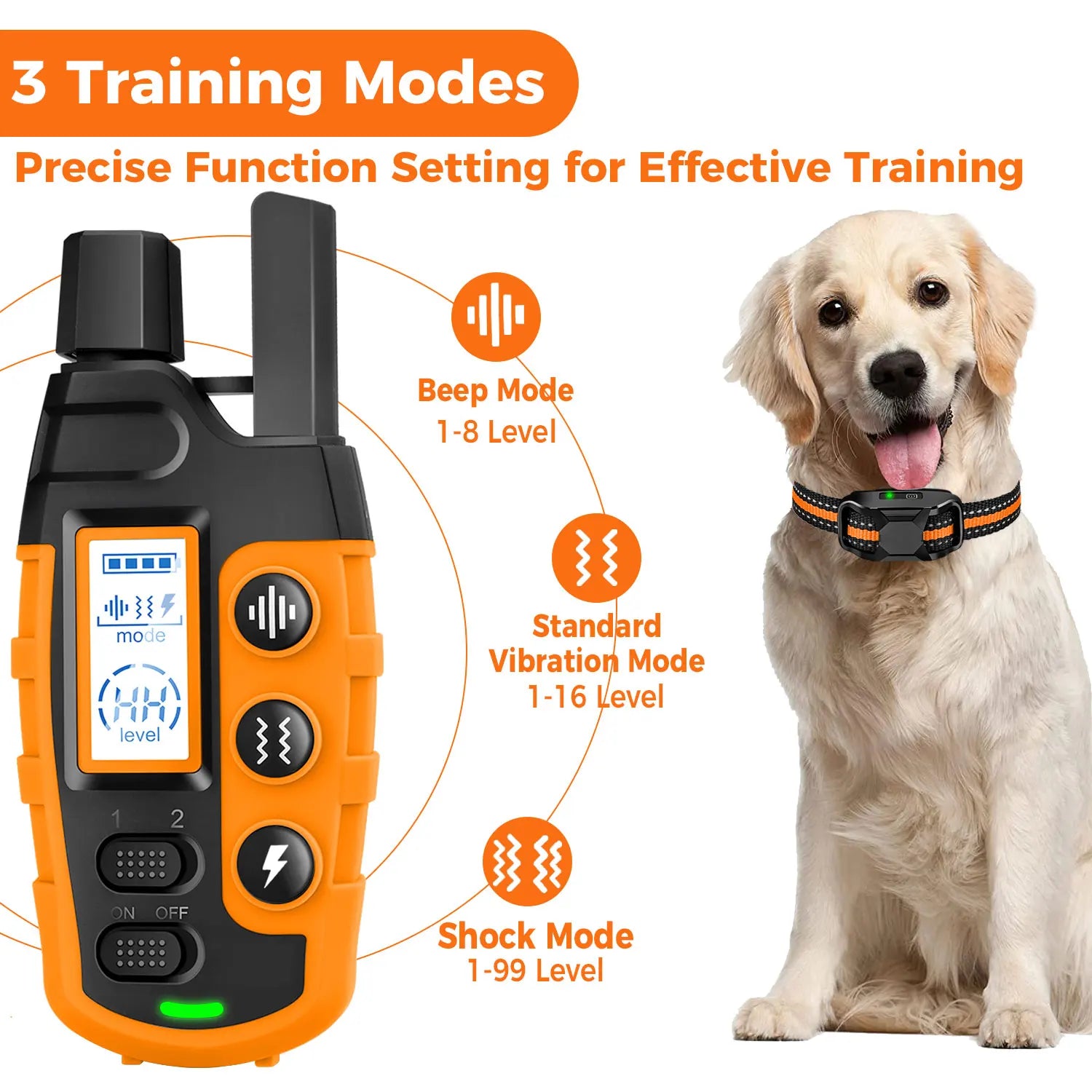 3300Ft Waterproof Electric Dog Training Collar - Smarsty