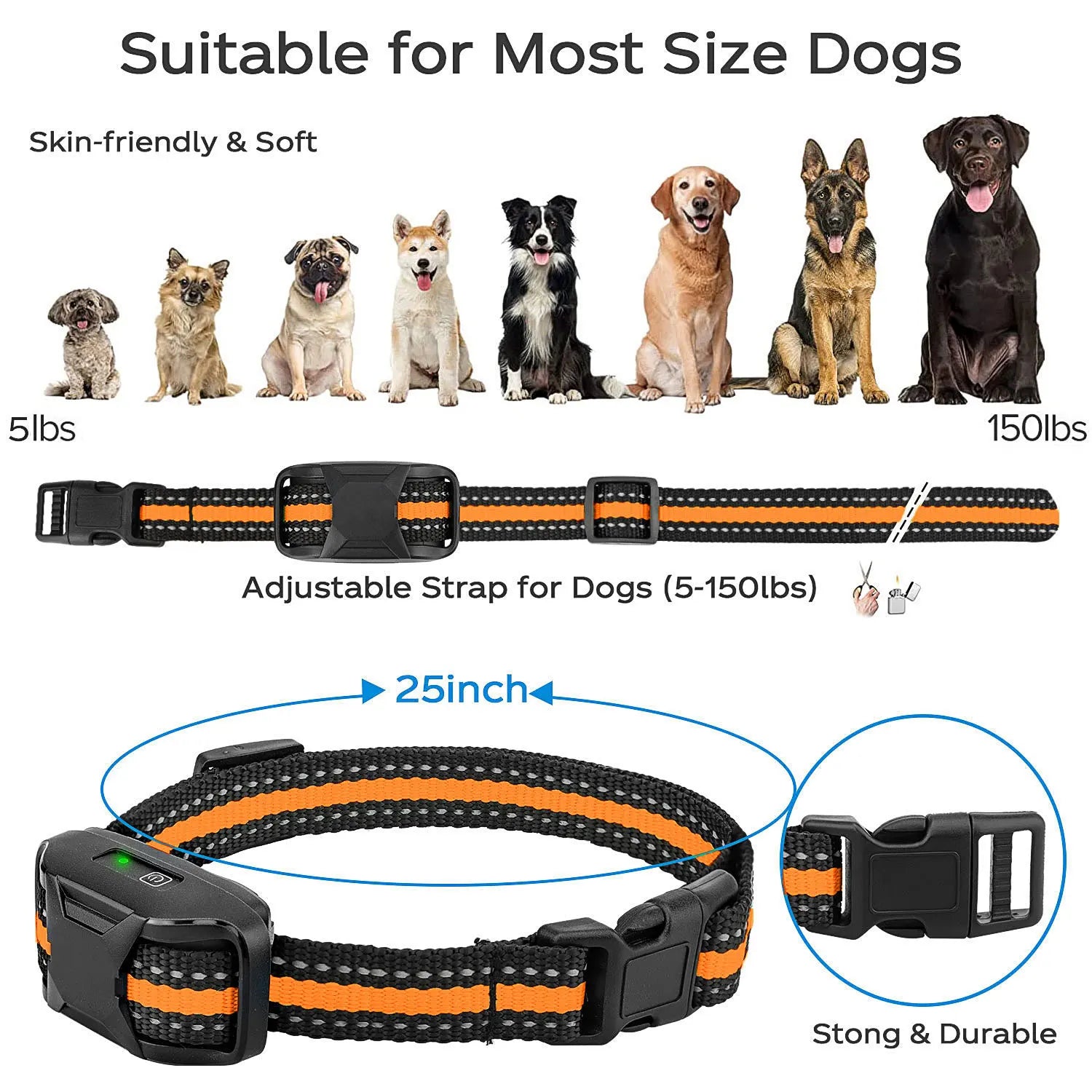 3300Ft Waterproof Electric Dog Training Collar - Smarsty