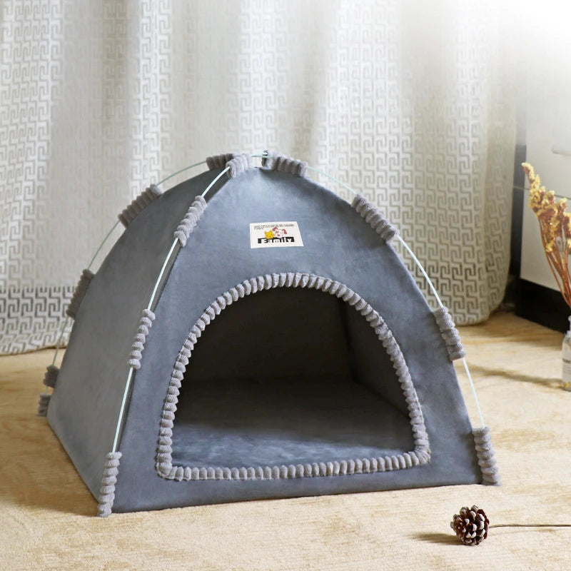 Foldable Cat House Tent for All Seasons Portable Design - Smarsty