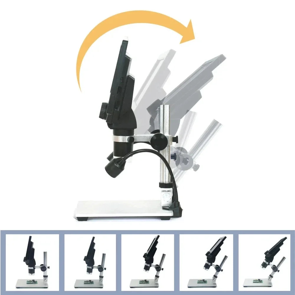 G1200 7 Inch Digital Microscope with Adjustable Stand - Smarsty