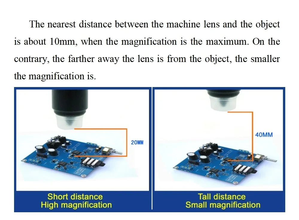 G1200 7 Inch Digital Microscope with Adjustable Stand - Smarsty