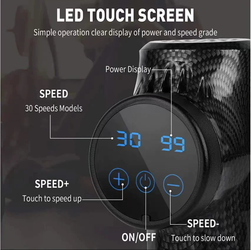 Phoenix A2 Massage Gun for Deep Tissue Pain Relief - Smarsty