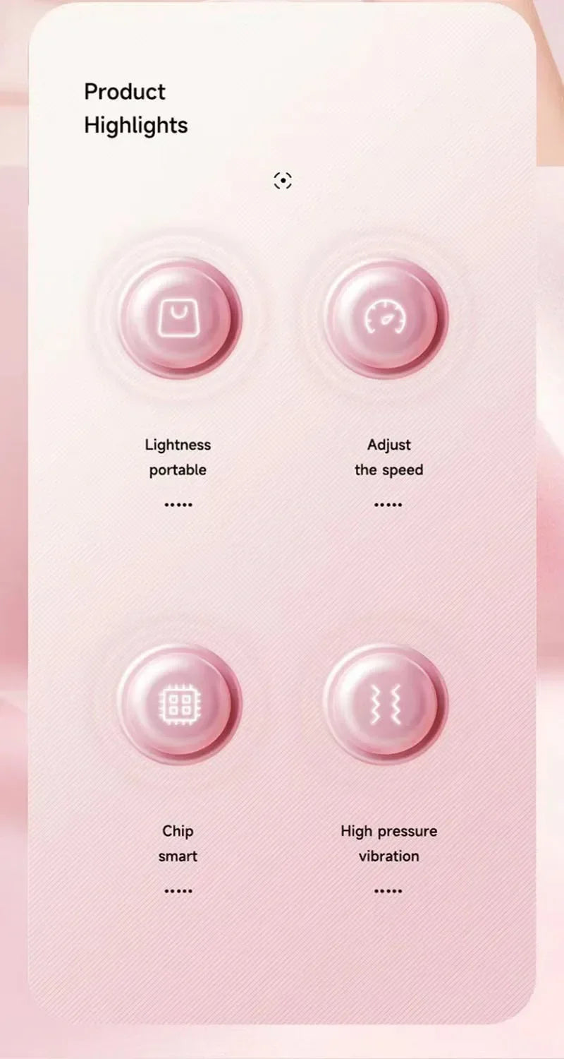 Mini LCD Screen Muscle Massager with Six Heads - Smarsty