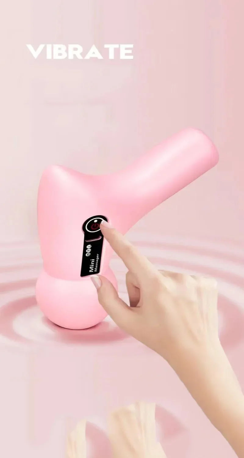 Mini LCD Screen Muscle Massager with Six Heads - Smarsty