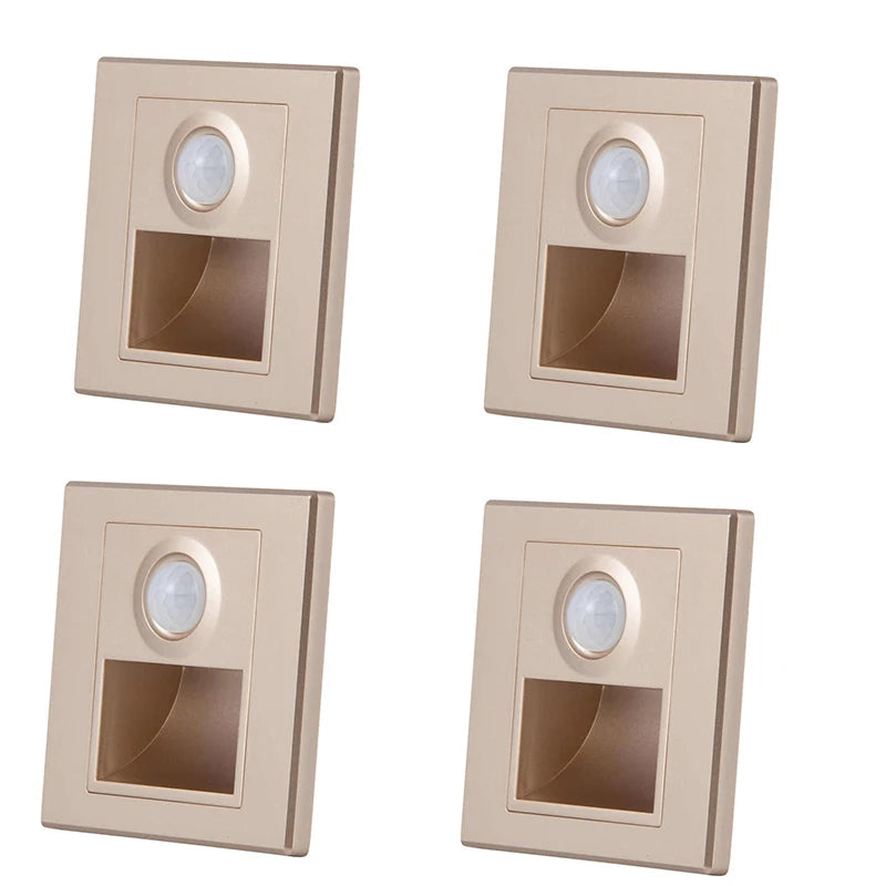 PIR Motion Sensor LED Night Light for Safe Stairs - Smarsty