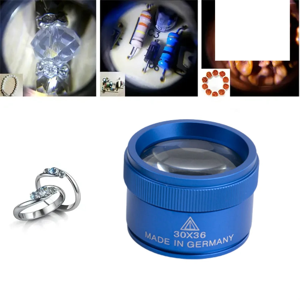 30x Magnifying Glass Portable for Jewelry and Coin Detail - Smarsty