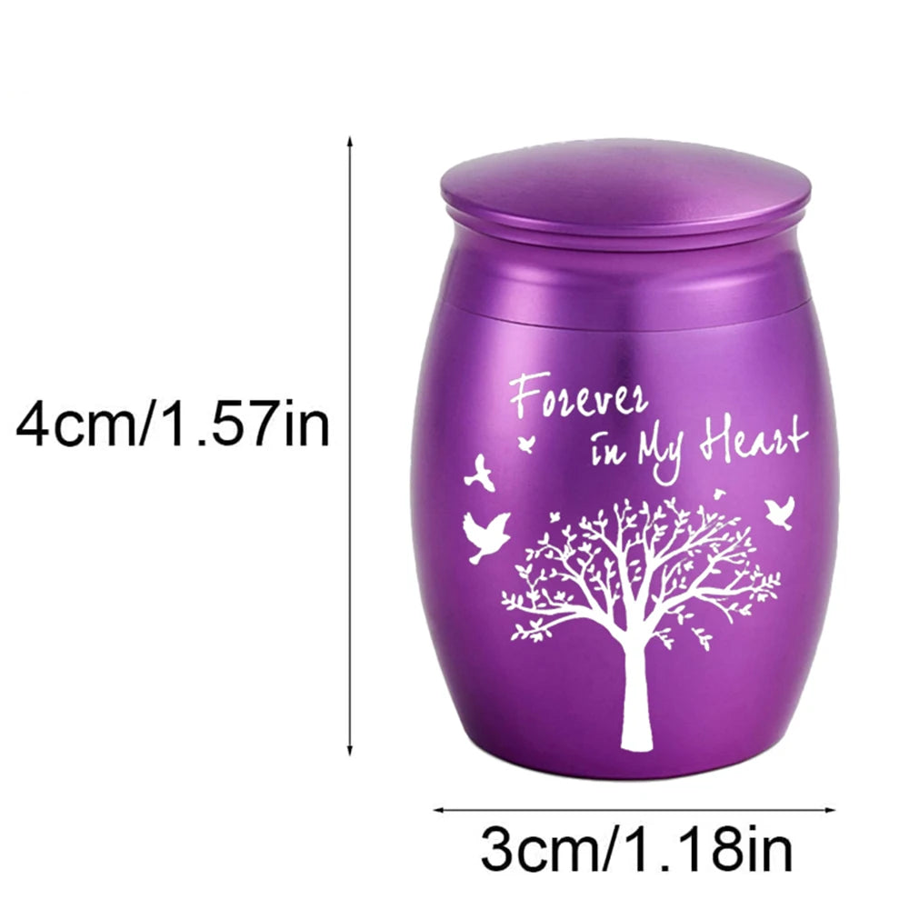 7 Colors Tree of Life Keepsake Urn for Ashes - Smarsty