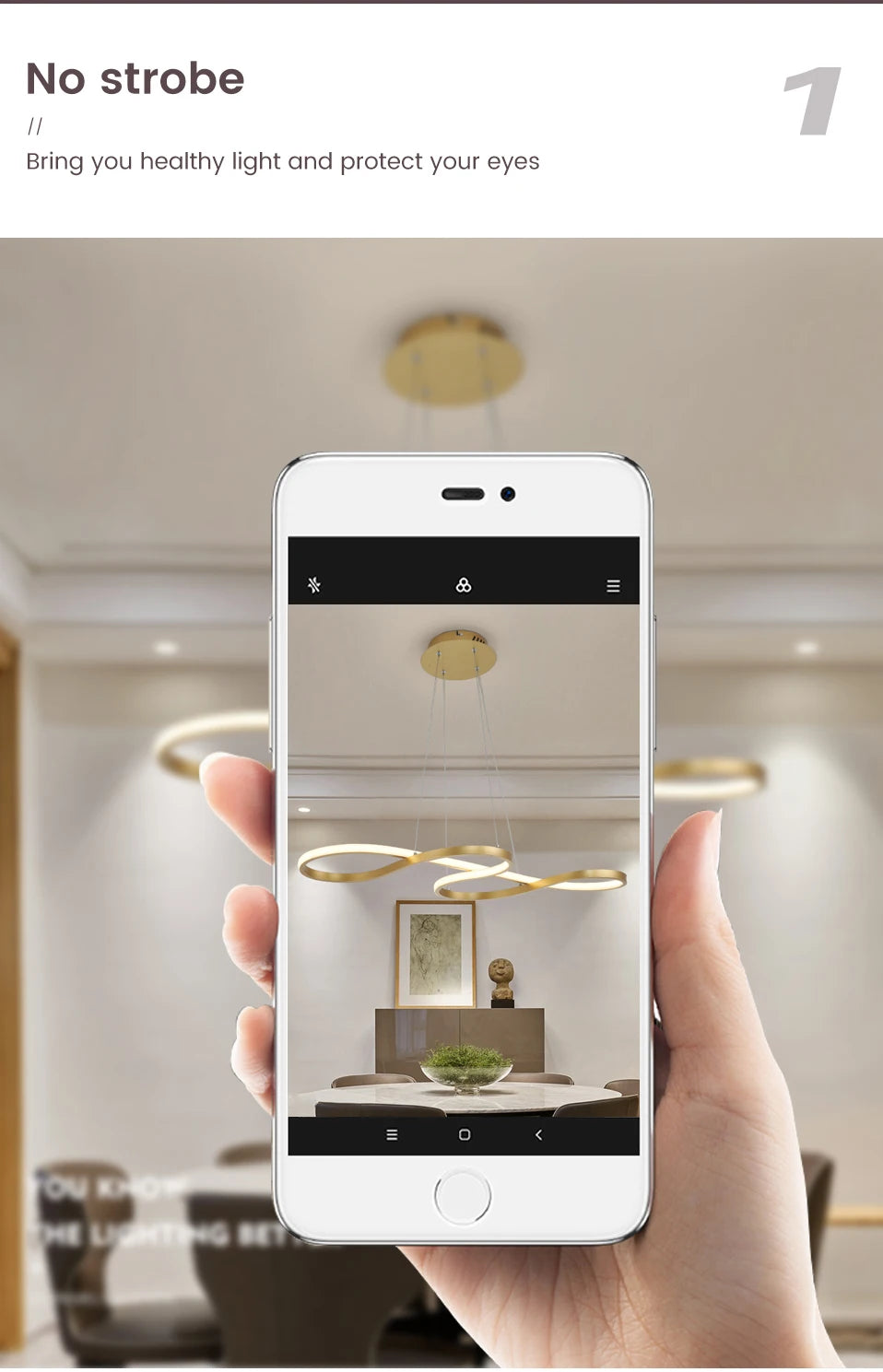 Modern Kitchen Island Pendant Lights with Remote Dimming - Smarsty