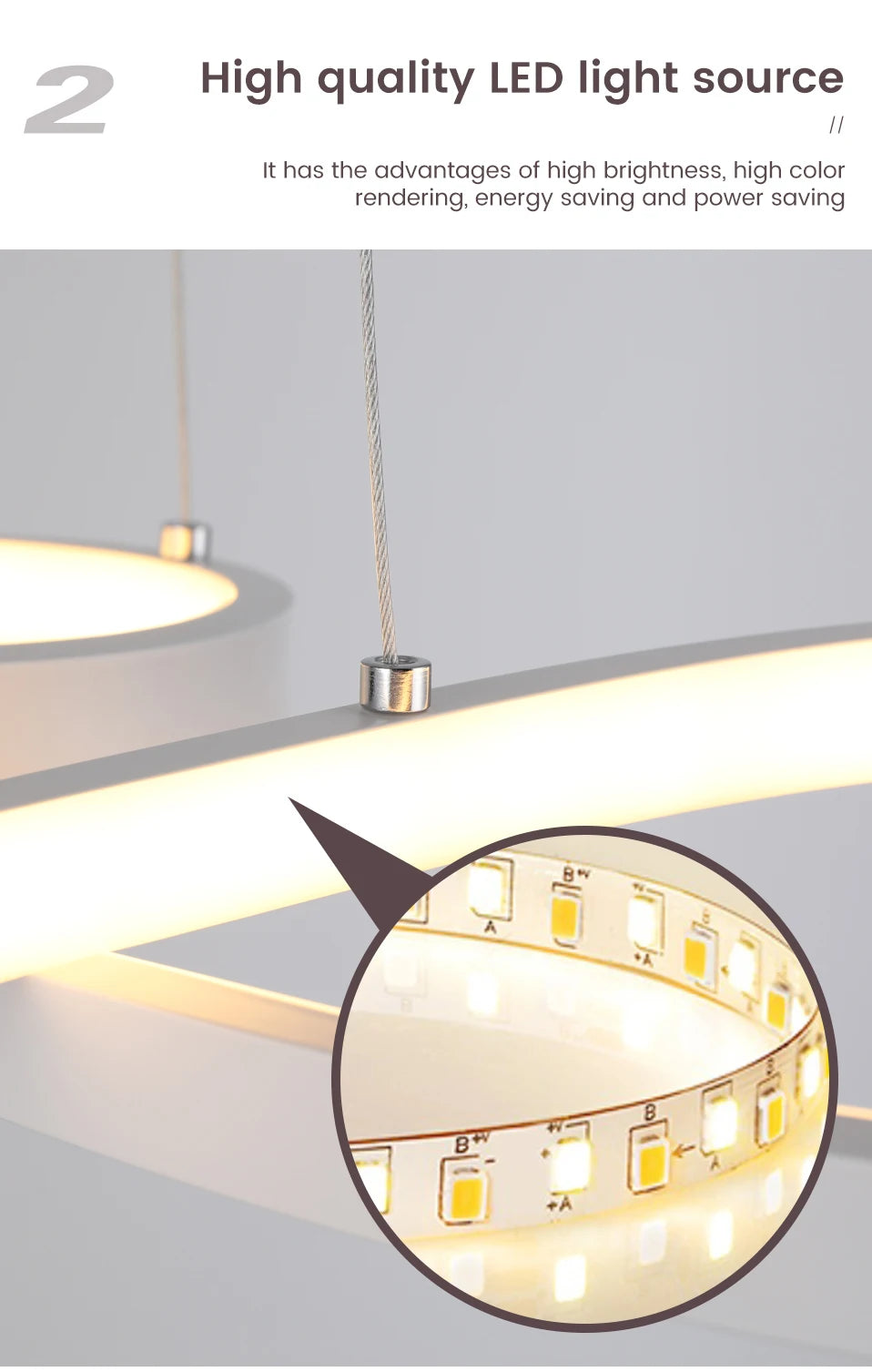 Modern Kitchen Island Pendant Lights with Remote Dimming - Smarsty