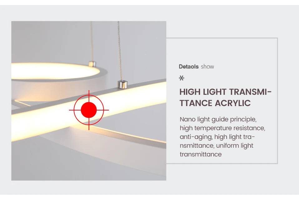 Modern Kitchen Island Pendant Lights with Remote Dimming - Smarsty