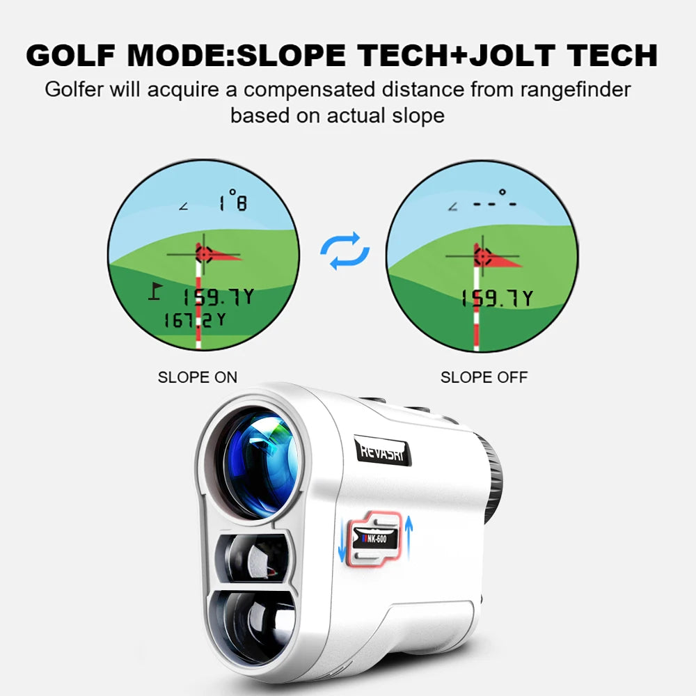 Revasri Golf Laser Rangefinder with Flag Lock Feature - Smarsty