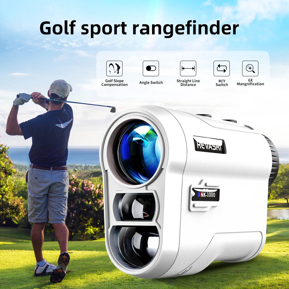 REVASRI Golf Rangefinder with Rechargeable Battery and Slope Feature - Smarsty