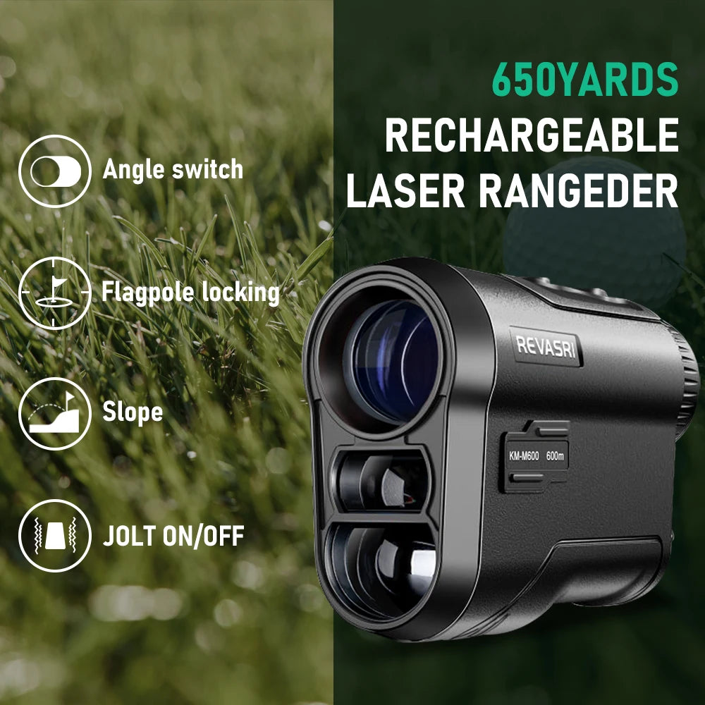REVASRI Golf Rangefinder with Rechargeable Battery and Slope Feature - Smarsty