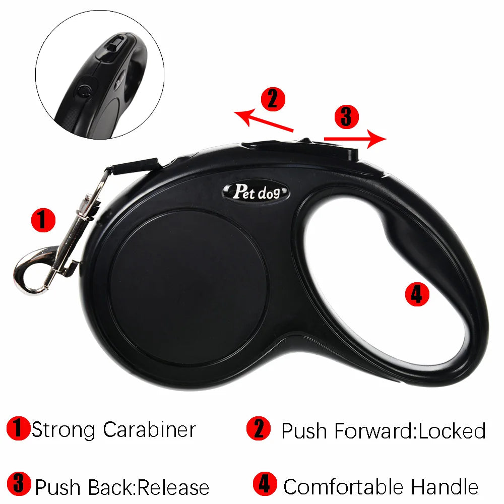 Automatic Retractable Dog Leash for Small Pets - Smarsty
