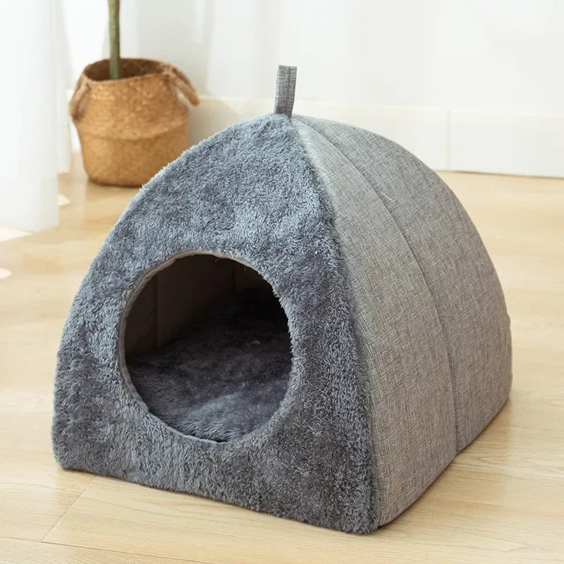 Warm Triangle Cat Nest for Deep Sleep Comfort - Smarsty