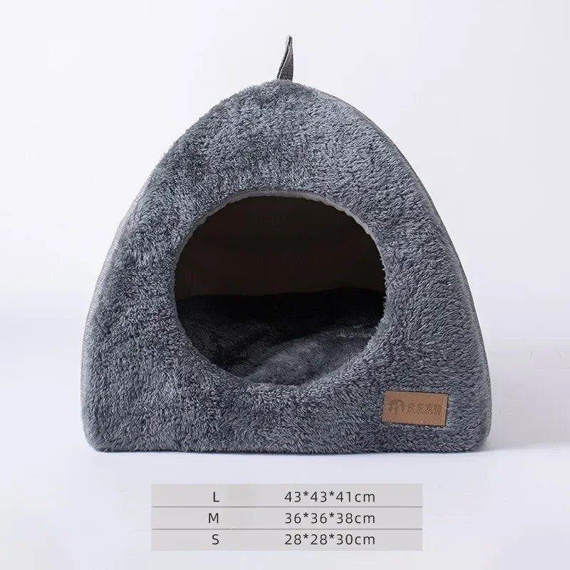 Warm Triangle Cat Nest for Deep Sleep Comfort - Smarsty