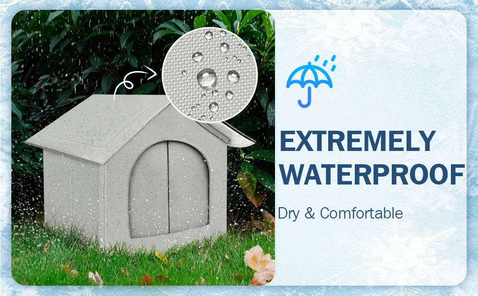 Outdoor Waterproof Cat House With Cooling Feature - Smarsty