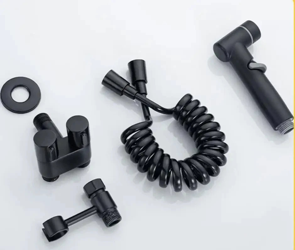 Portable Cold Water Bidet Sprayer Set for Easy Cleaning - Smarsty
