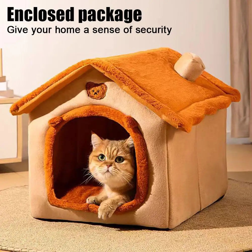 Thickened Warm Cat and Dog House for All Seasons - Smarsty