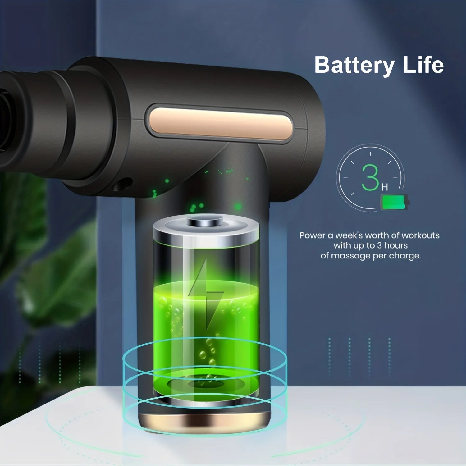Portable Fascia Massage Gun for Body Relaxation - Smarsty