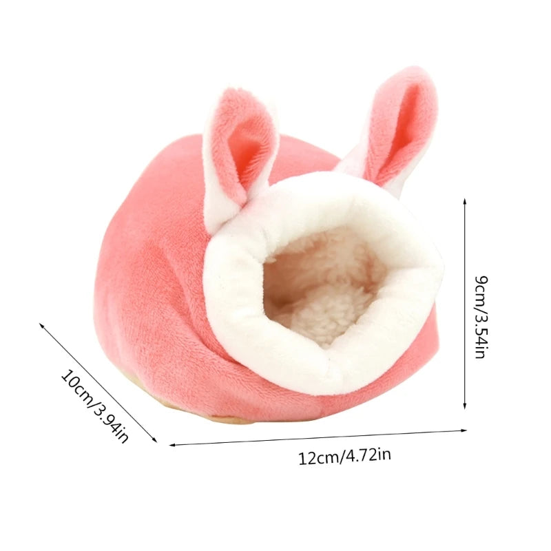 Windproof Plush Hamster Nest for Winter Comfort - Smarsty