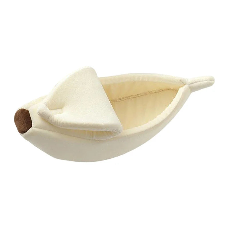 Funny Banana Cat Bed House Cozy Portable Pet Basket - Smarsty