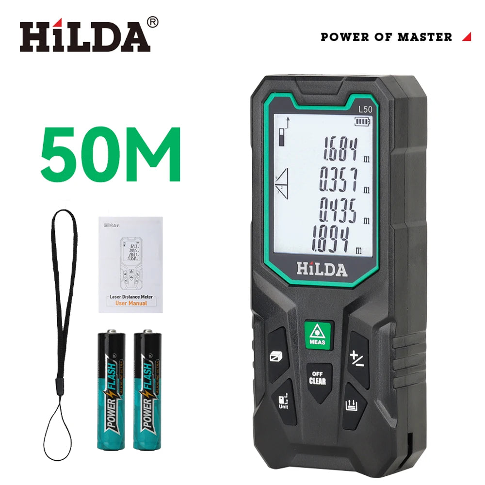 HILDA Laser Rangefinder with Rechargeable Battery and High Accuracy - Smarsty