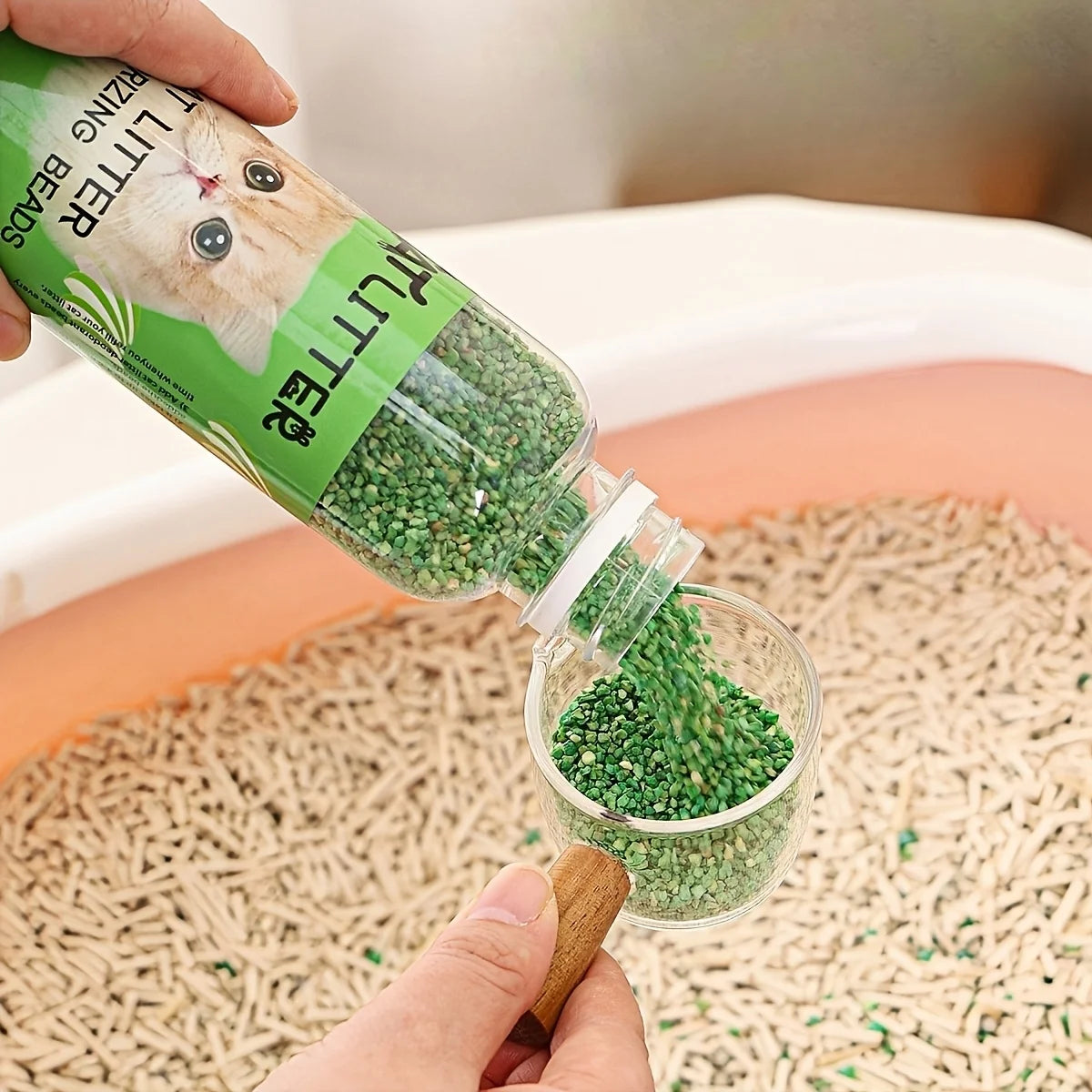 Cat Litter Deodorizing Beads for Fresh Home Odor Control - Smarsty