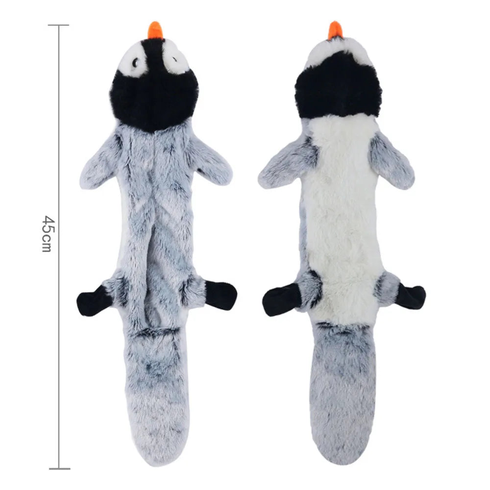 Durable Stuffingless Plush Squeaky Dog Toy - Smarsty
