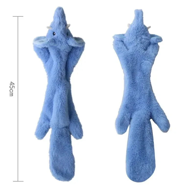 Durable Stuffingless Plush Squeaky Dog Toy - Smarsty