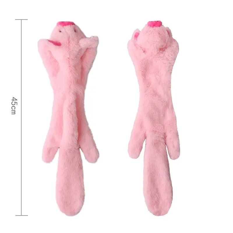 Durable Stuffingless Plush Squeaky Dog Toy - Smarsty