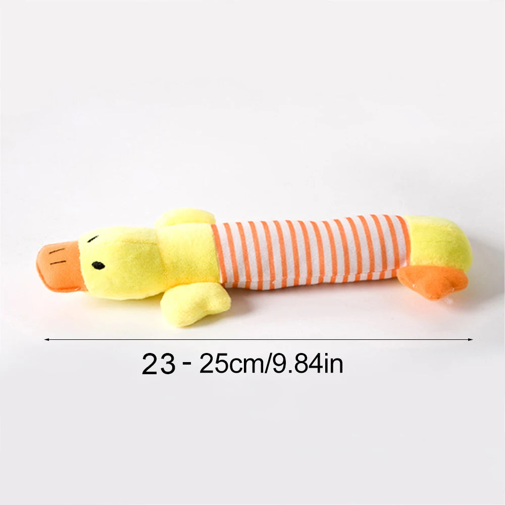 Durable Stuffingless Plush Squeaky Dog Toy - Smarsty