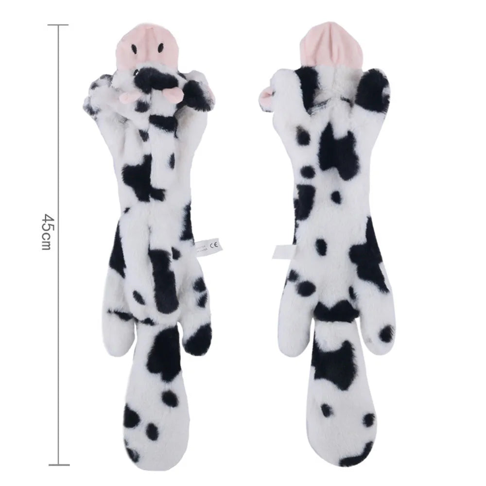 Durable Stuffingless Plush Squeaky Dog Toy - Smarsty