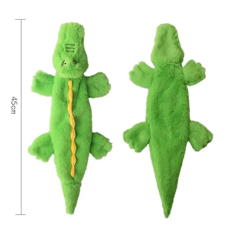 Durable Stuffingless Plush Squeaky Dog Toy - Smarsty
