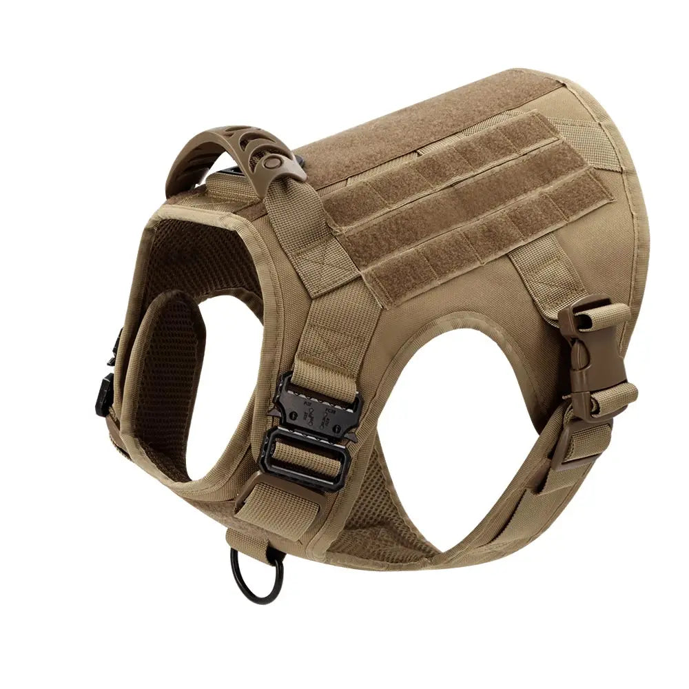 Large Dog Harness with Molle Pouches for Training - Smarsty