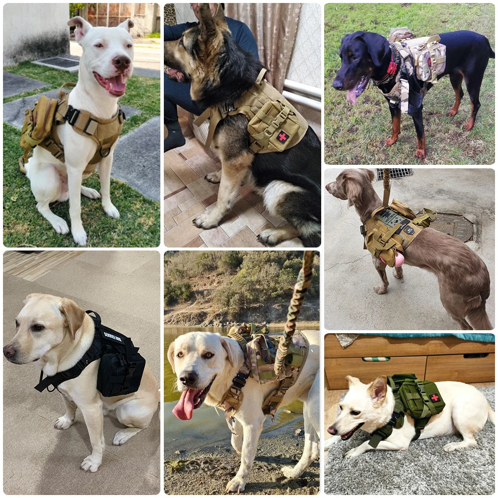 Military Dog Harness for Training and Comfort - Smarsty