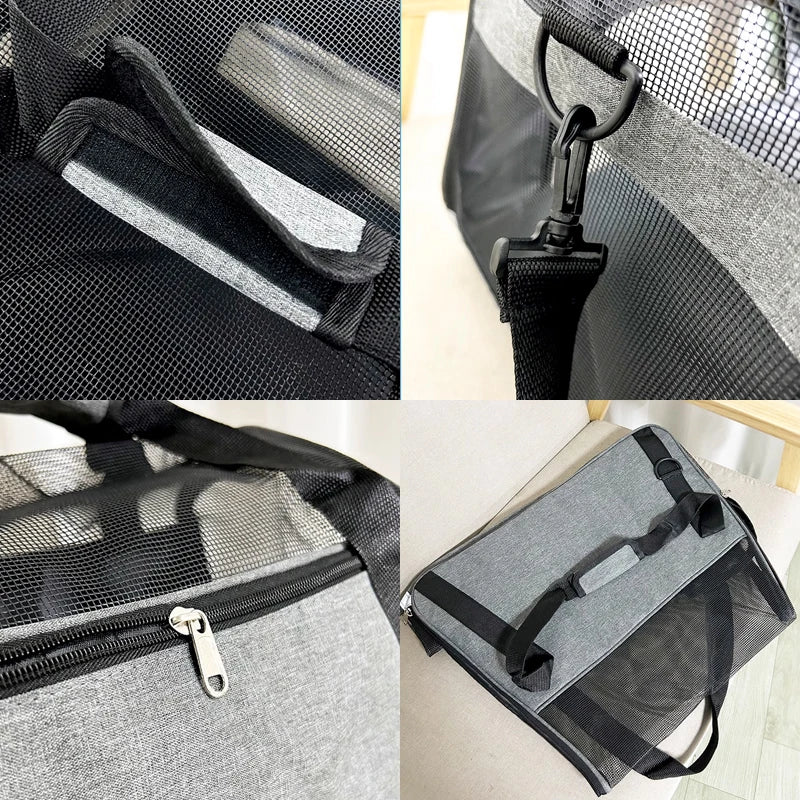 Breathable Portable Dog Carrier Bag for Travel - Smarsty