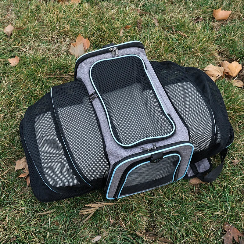 Foldable Pet Carrier Bag for Small Dogs and Cats - Smarsty