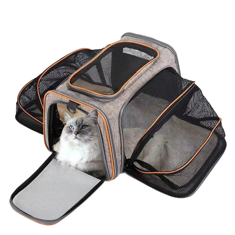 Foldable Pet Carrier Bag for Small Dogs and Cats - Smarsty