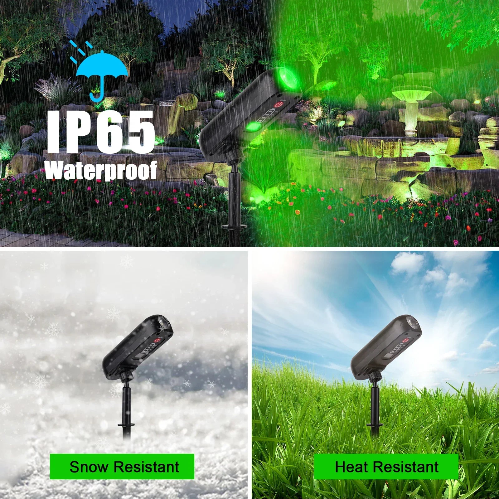Solar LED Wall Light for Garden Pathway Illumination - Smarsty