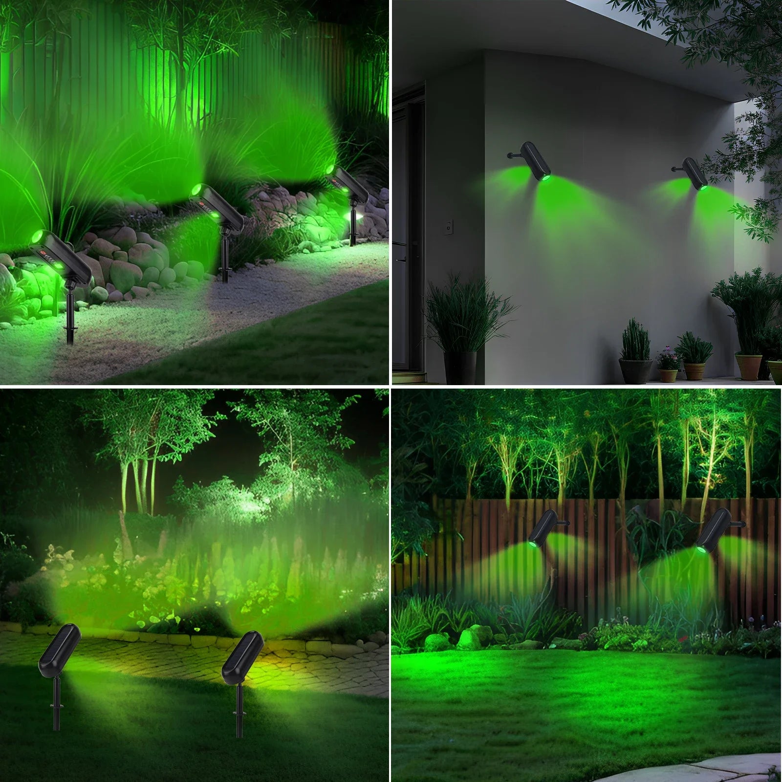 Solar LED Wall Light for Garden Pathway Illumination - Smarsty