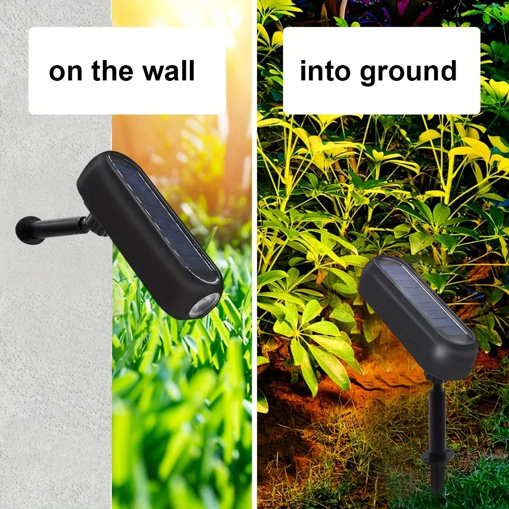 Solar LED Wall Light for Garden Pathway Illumination - Smarsty