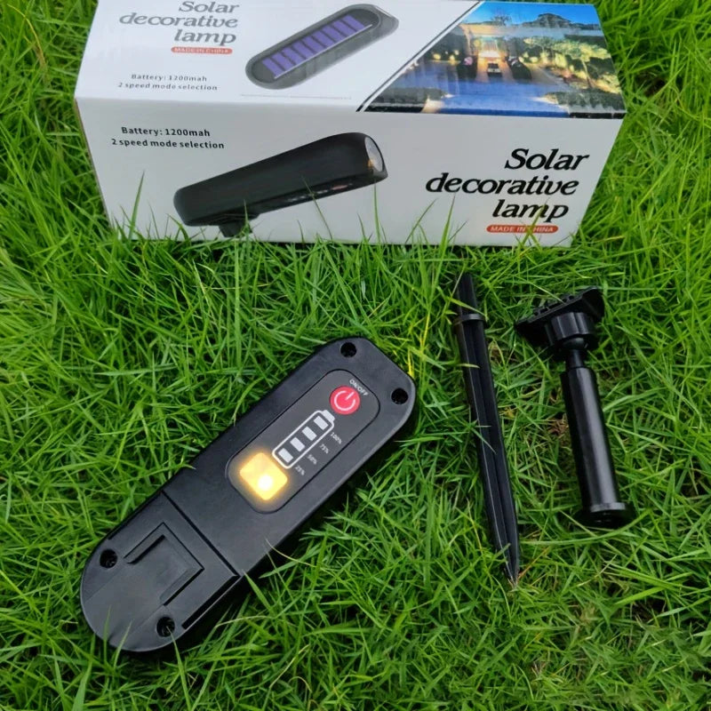 Solar LED Wall Light for Garden Pathway Illumination - Smarsty