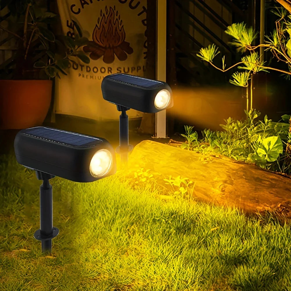 Solar LED Wall Light for Garden Pathway Illumination - Smarsty