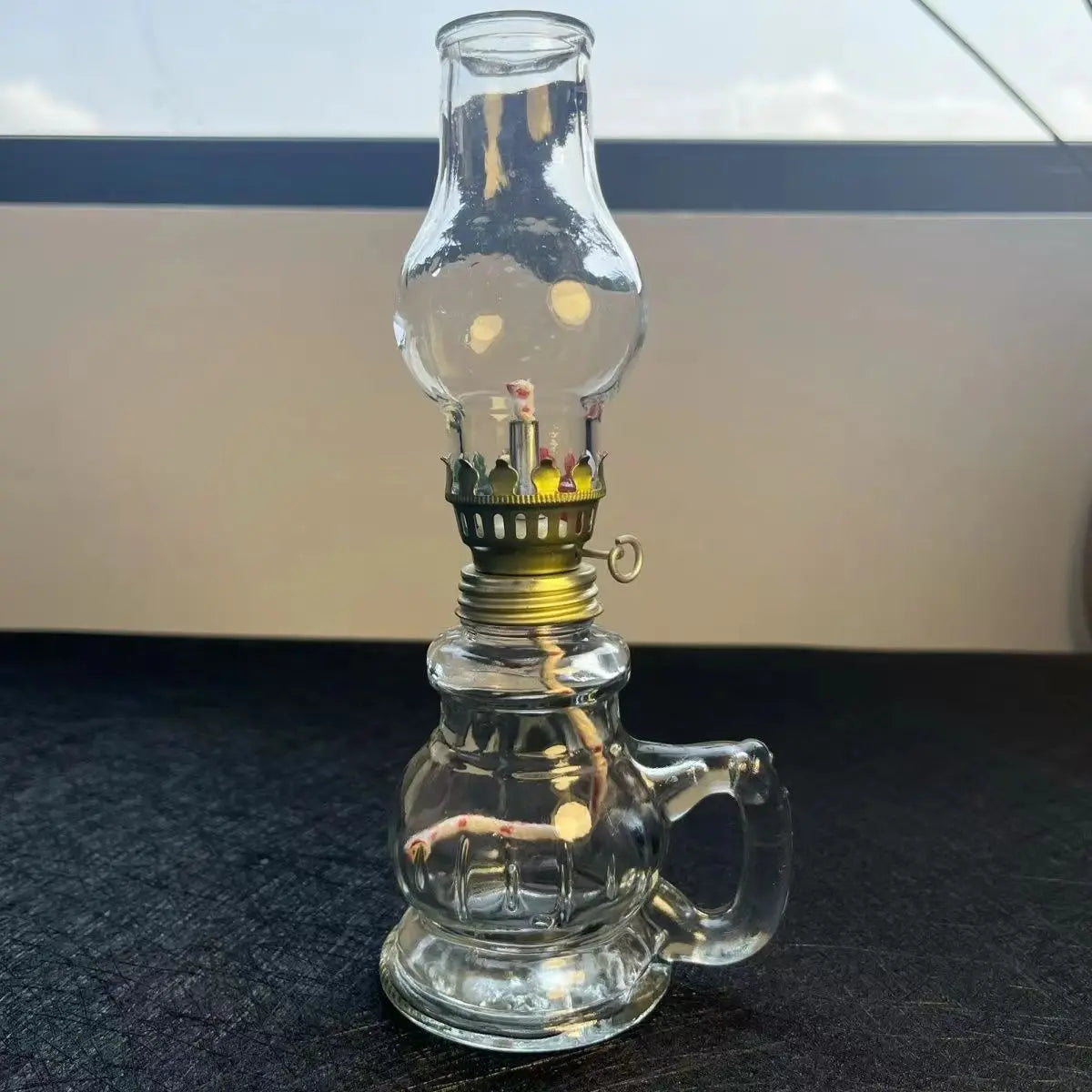 Mini Glass Oil Lamp for Elegant Home Decor - Smarsty