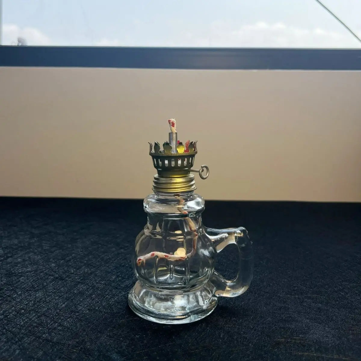 Mini Glass Oil Lamp for Elegant Home Decor - Smarsty