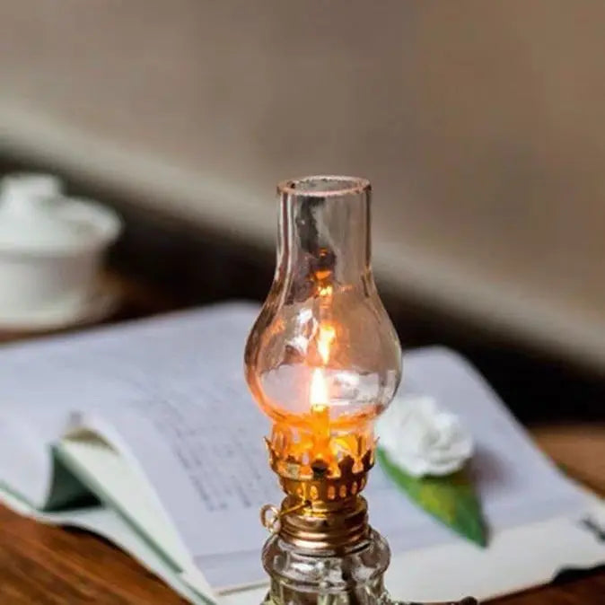 Mini Glass Oil Lamp for Elegant Home Decor - Smarsty