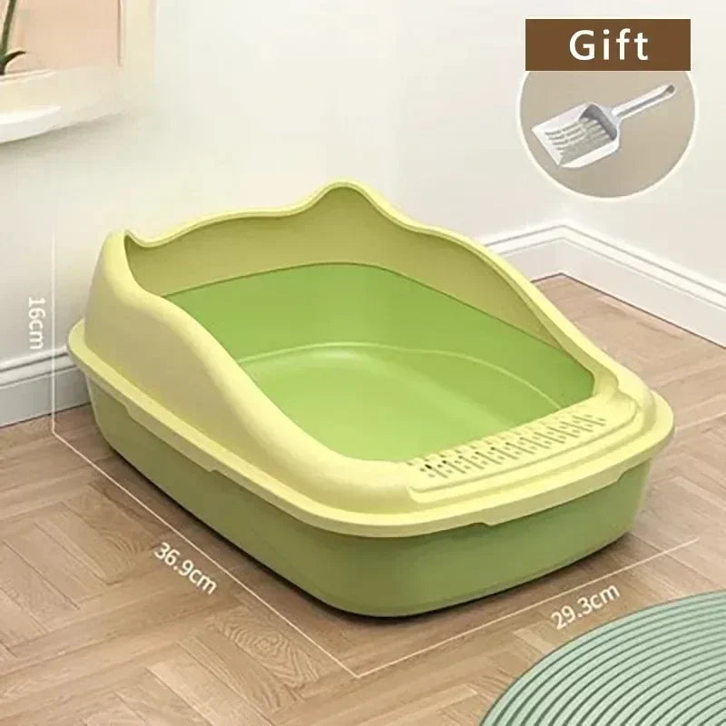 Small Cat Litter Box with Anti-Splash Design - Smarsty