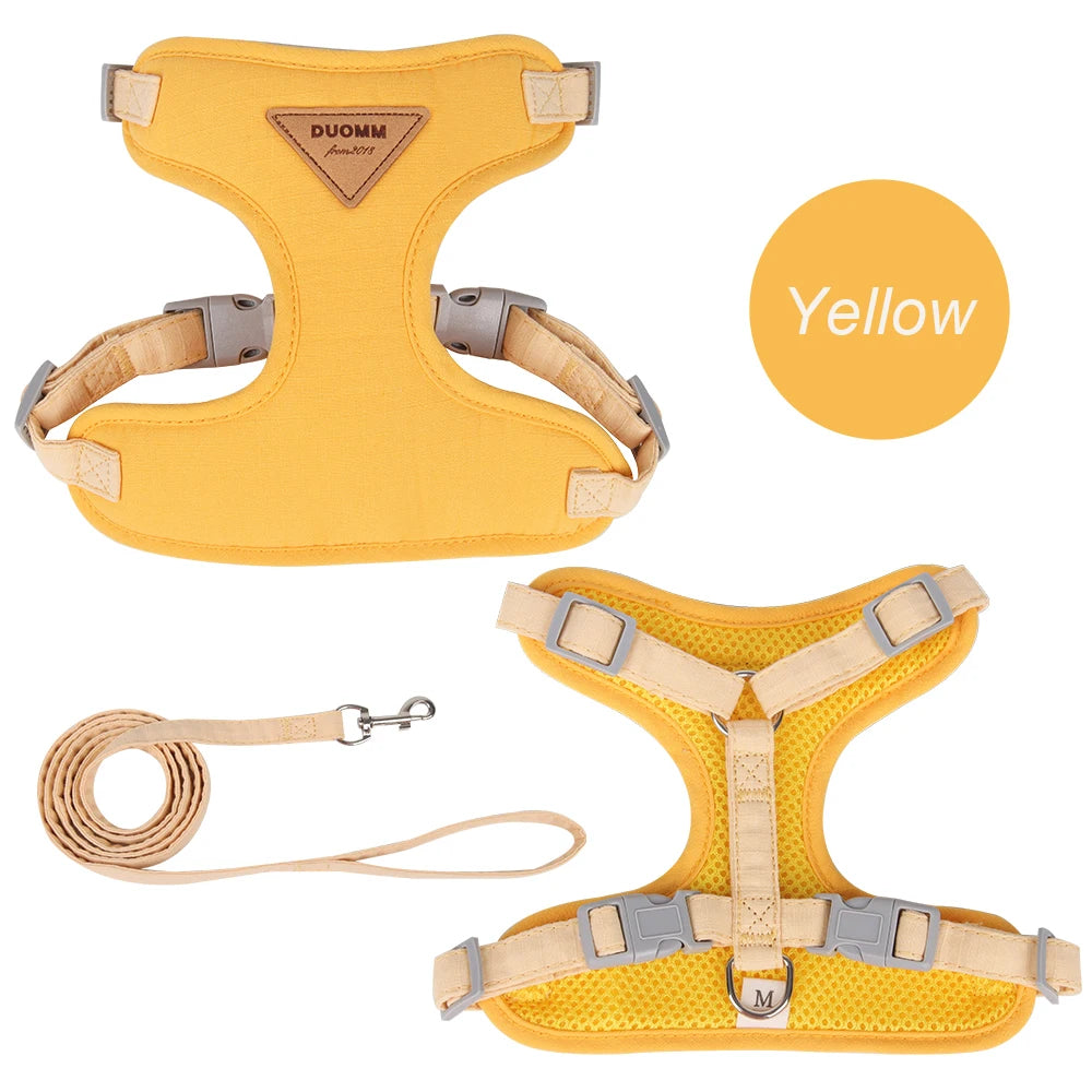 Breathable Pet Harness and Leash Set for Small Dogs and Cats - Smarsty