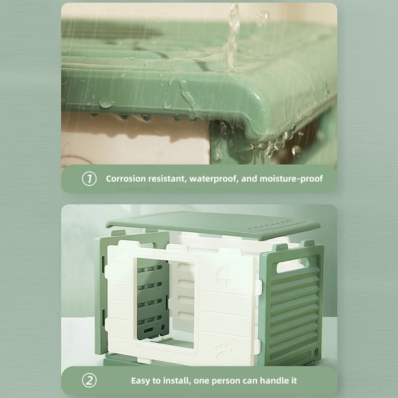 Rainproof Cat House for Outdoor Comfort and Shelter - Smarsty